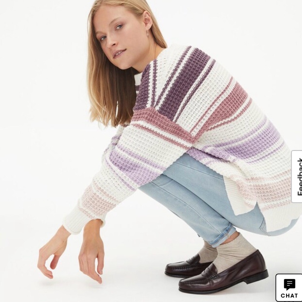 Aeropostale purple knit sweater